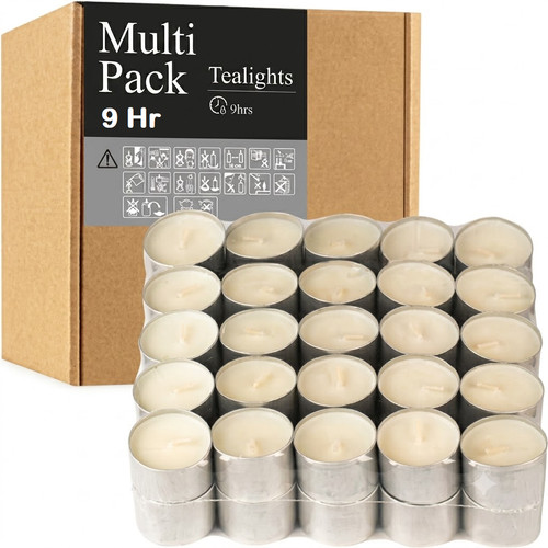 100x white 9hr unscented - 100x,