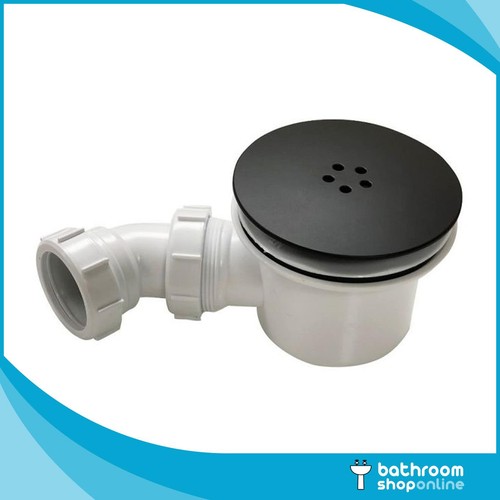 90mm matt black - matt, shower