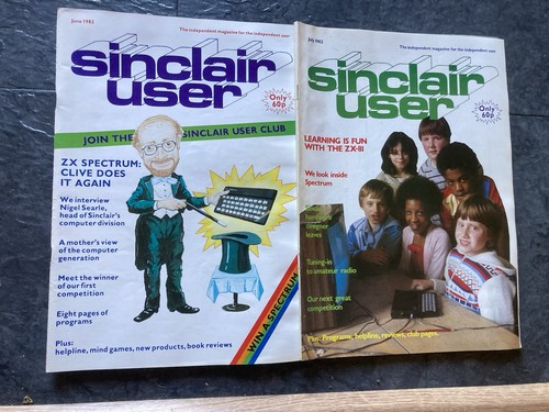 Sinclair user computer - user,