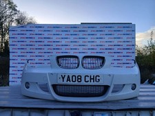 BMW 1 SERIES 5DR M SPORT MK1 FL 2008 E87 WHITE 300 FRONT BUMPER MARKS