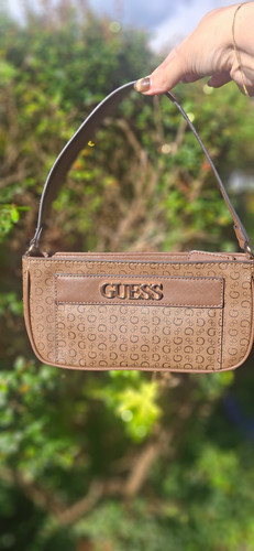 Guess brown logo small - brown,