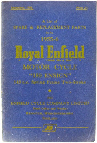 Royal enfield 150 ensign - enfield,