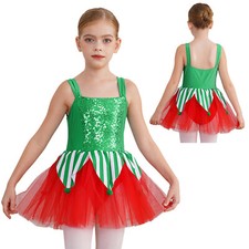 UK Kids Girls Xmas Sequin