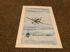 AC58 ADVERT 11X8 B.I. CALLENDERS ON THE WESTLAND WYVERN