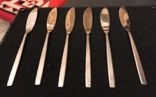 6 Stainless Steel Oneidacraft Oneida 20cm Melissa Dinner Knives Eaters Cutlery