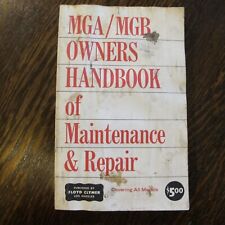 MGA/MGB Owners Handbook of