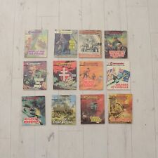 Lot of 12 Vintage COMMANDO COMIC WAR STORIES IN PICTURES 70'-80's Rare