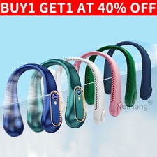 Portable Neck Fan USB Portable Neck Fan Rechargeable Cooler Neckband Bladeless
