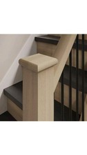 Solid Oak Flat Newel Cap For 90mm Post