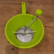 Large mouli food mill strainer