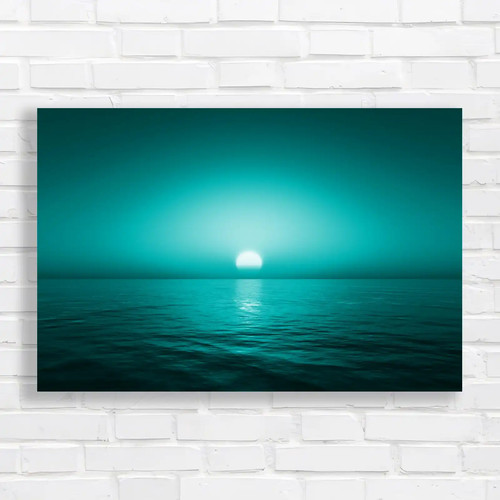 Serene ocean sunset canvas - sunset,