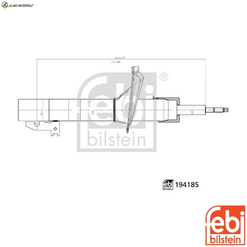 Shock absorber 194185 - 194185, ford