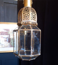 Vintage Gold Brass Chandelier