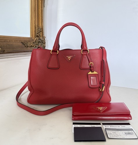 Prada galleria leather bag - prada,
