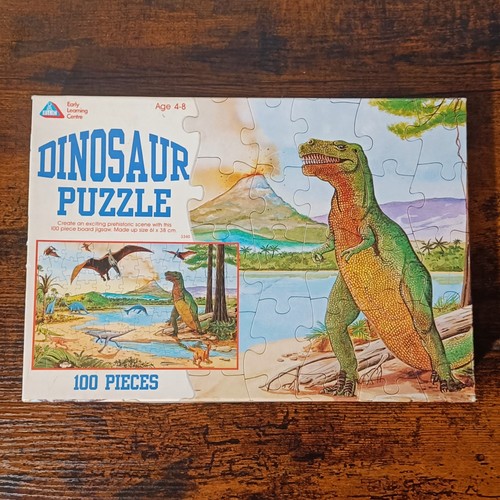 Vintage dinosaur jigsaw puzzle - vintage,