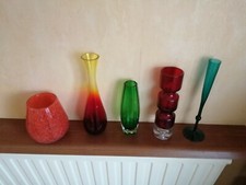 Colourful selection of glass