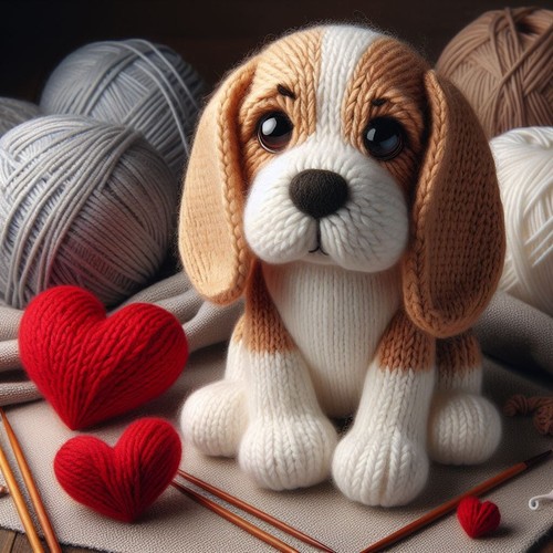 Luxury beagle birthday card - luxury,