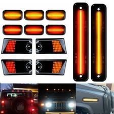 Smoked 14pcs LED Cab Roof Side