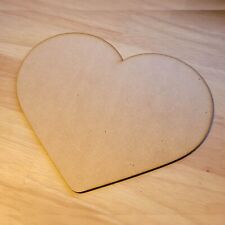 Wooden Large Blank Hearts