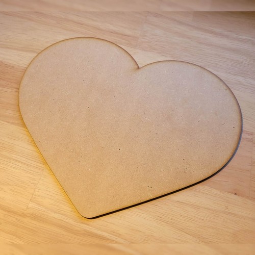 Wooden large blank hearts - wooden,