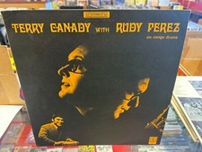 Terry Canady with Rudy Perez on Conga Drums vinyl LP VG+ Initial SIGNED