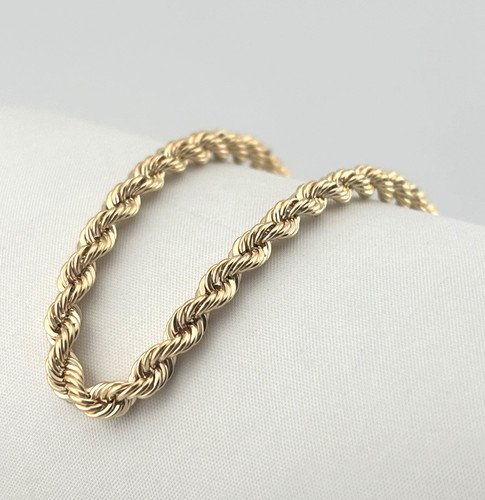 9ct yellow gold 3mm - 3.3mm, rope
