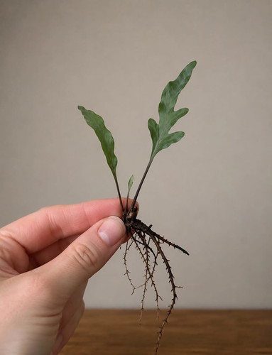 Blue star fern - blue,