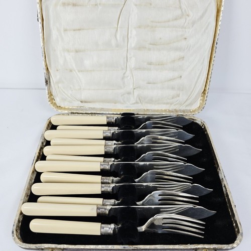 Vintage wards fish cutlery set - fish,