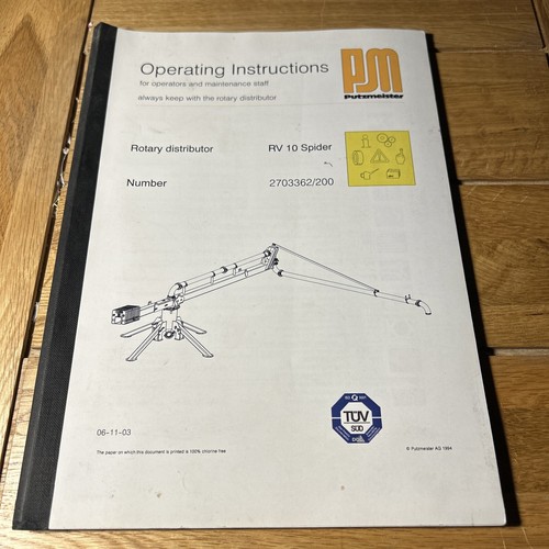 Putzmeister concrete rotary - concrete,