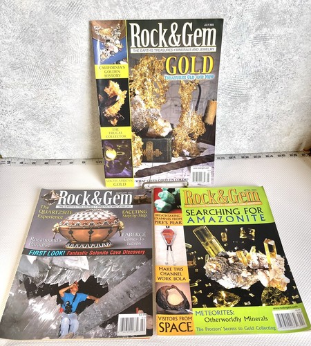 Rock gem magazine minerals - gem,