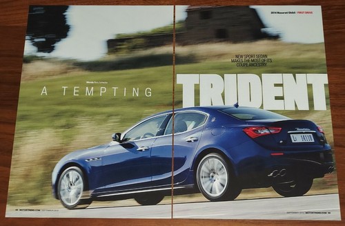 Maserati ghibli magazine - ghibli,