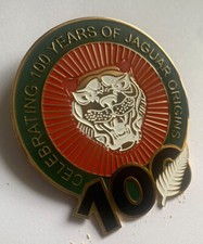 Car Badge-Jaguar celebrating 100 years of jaguar originis mg jaguar triumph