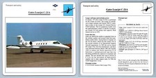 Gates Learjet C-21A - Transport - Warplanes Collectors Club Card