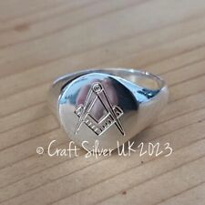 Masonic Freemasons ring Master Mason size R