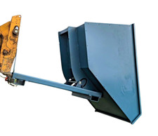 Forklift Tipping Skip 1200 litre, for masted forklifts, telehandlers, tractor...
