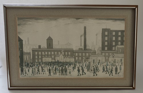 Framed vintage print s - , l.s