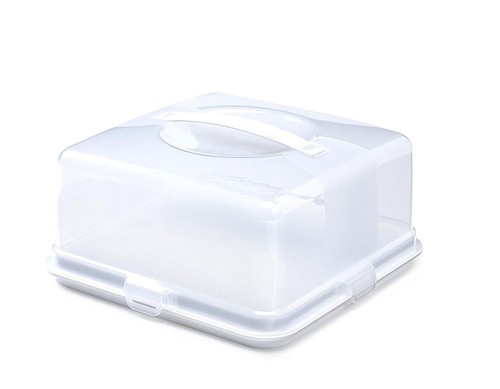 Whitefurze square cake box - cake,