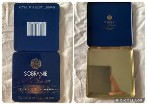 Sobranie cigar tin - sobranie, (empty)