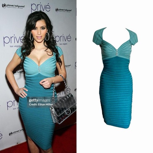 Silk rib knit bodycon dress - rib,