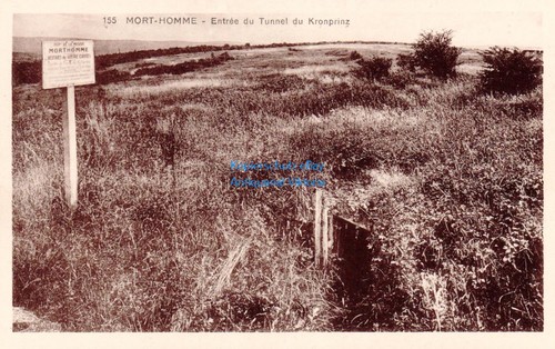 Postcard mort homme tunnel - mort-homme,