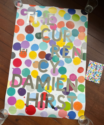 Damien hirst the currency - -,