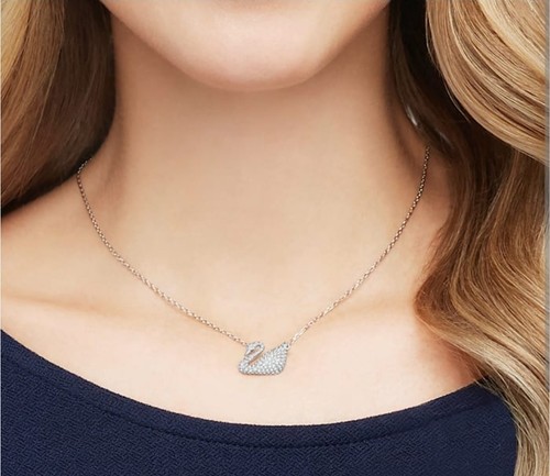 Swarovski crystal pavé swan - swarovski,