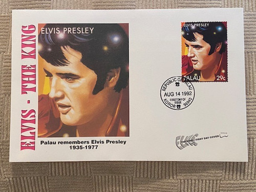 Elvis stamp envelope first - elvis,