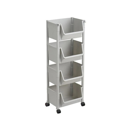 Tier storage trolley cart on - 4,
