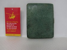 Vintage Aristocrat Art Deco Shagreen & Brass Cigarette Case  MA4
