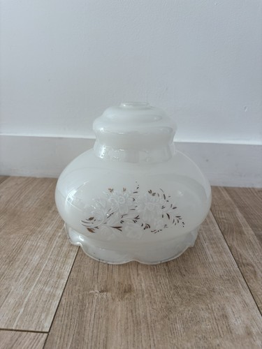 Vintage milk glass - vintage, lamp