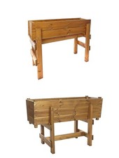 Wooden garden planters raised - garden,