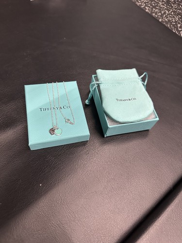 Tiffany blue double - double, heart