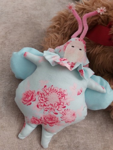 Handmade tilda style - bug, doll