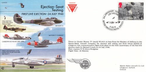 Ejection seat testing - ejection-seat, flown